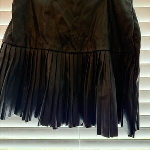 Black Pleated Skirt